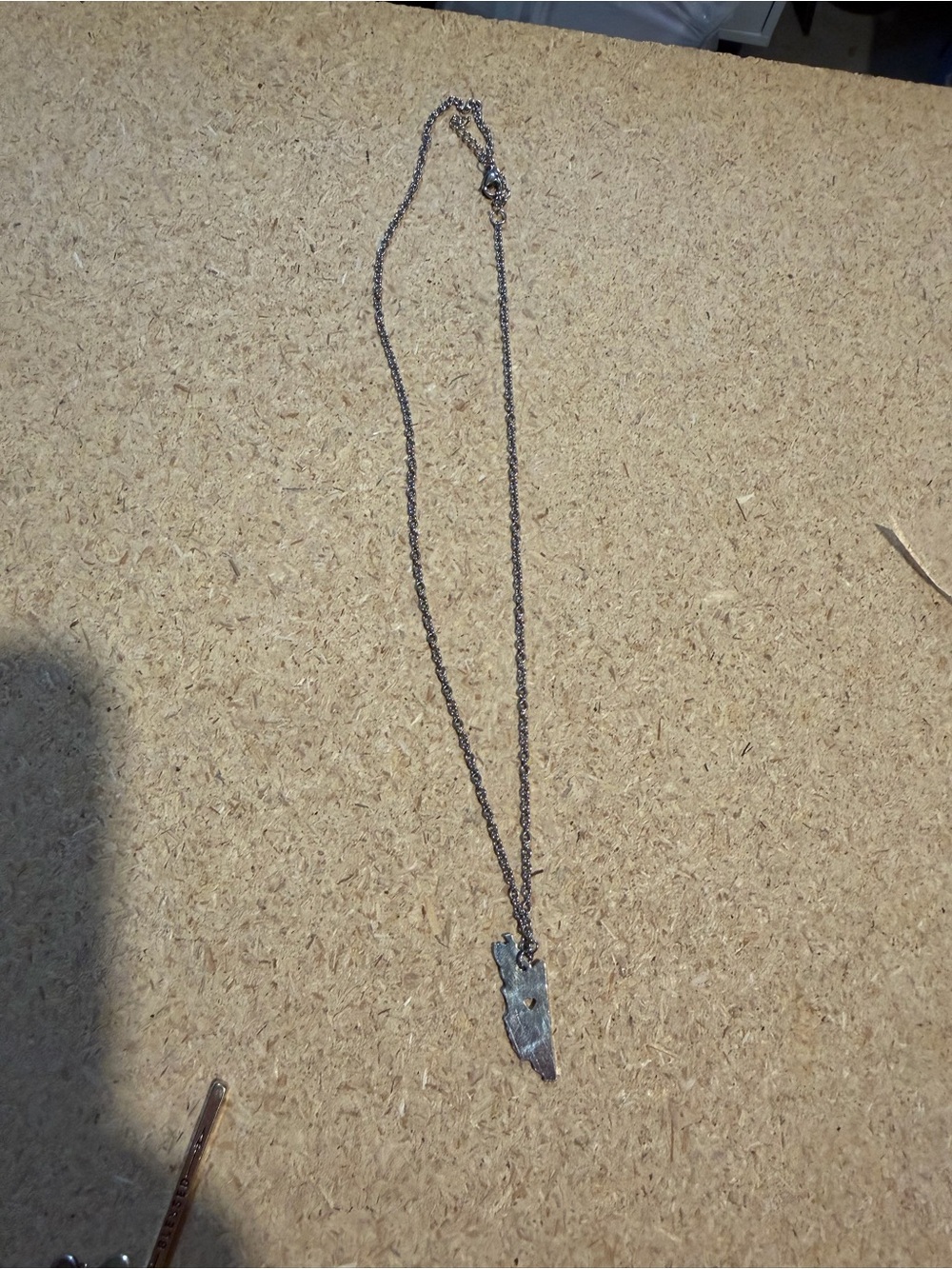 Textured Silver Belize Necklace